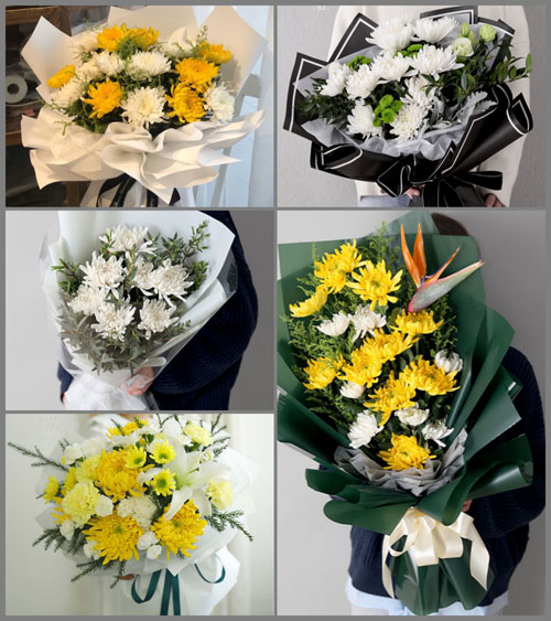 湖北黄冈市黄梅县濯港镇刘垸村白事花束代送